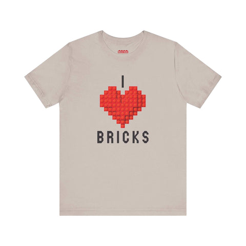 "I Love Bricks" Unisex T-Shirt