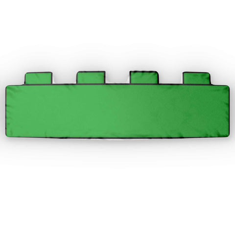Green Custom Brick Shaped Pillow