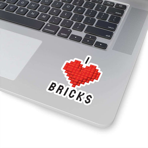 I Love Bricks - Sticker